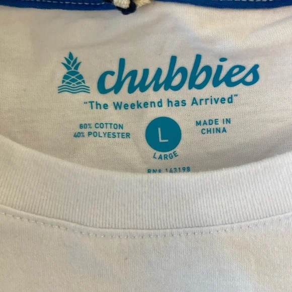 CHUBBIES THE FAVORITE ORNAMENT POCKET T-SHIRT | L - Picture 4 of 7